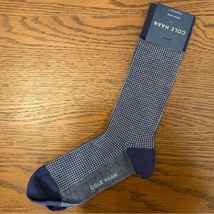 Cole Haan Check Dress Socks Men‘s Shoe US Size 7-12